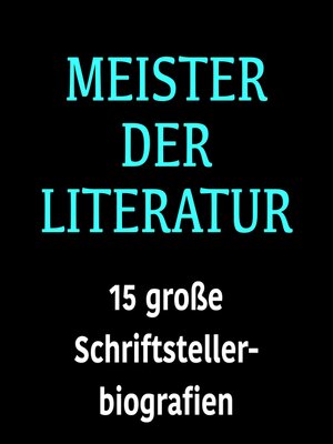 cover image of Meister der Literatur